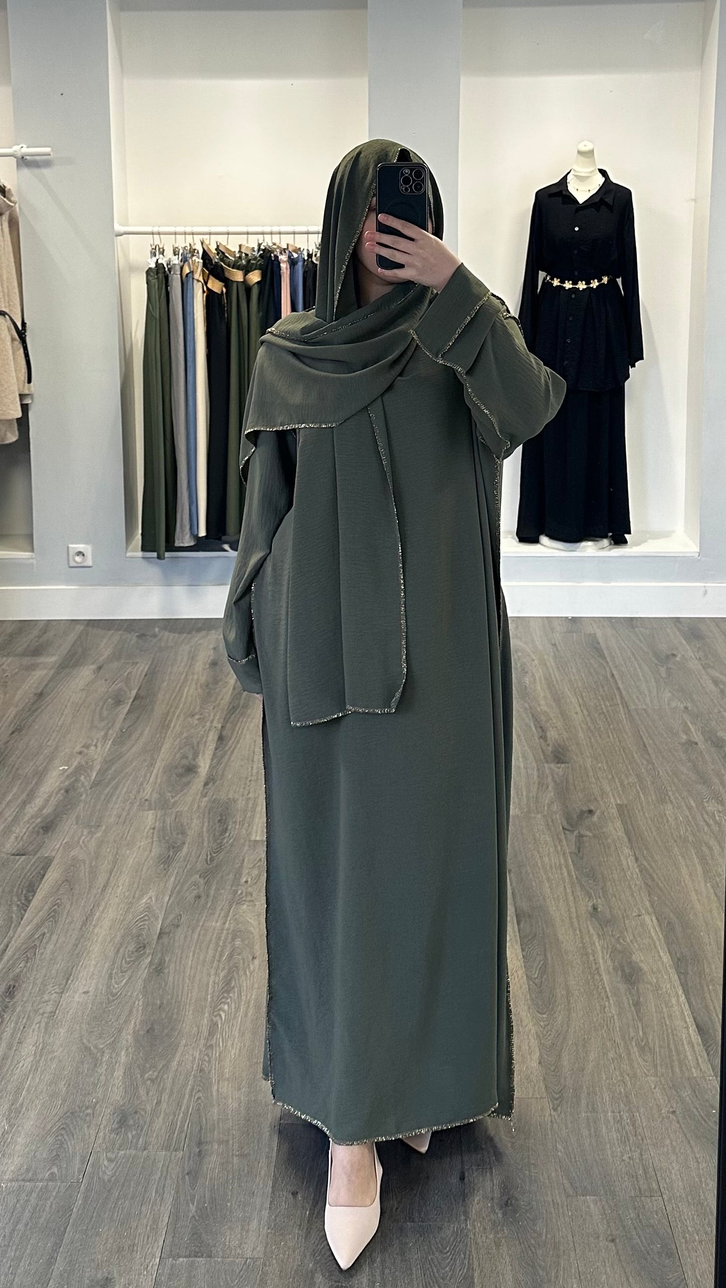 ✨Abaya voile intégré✨