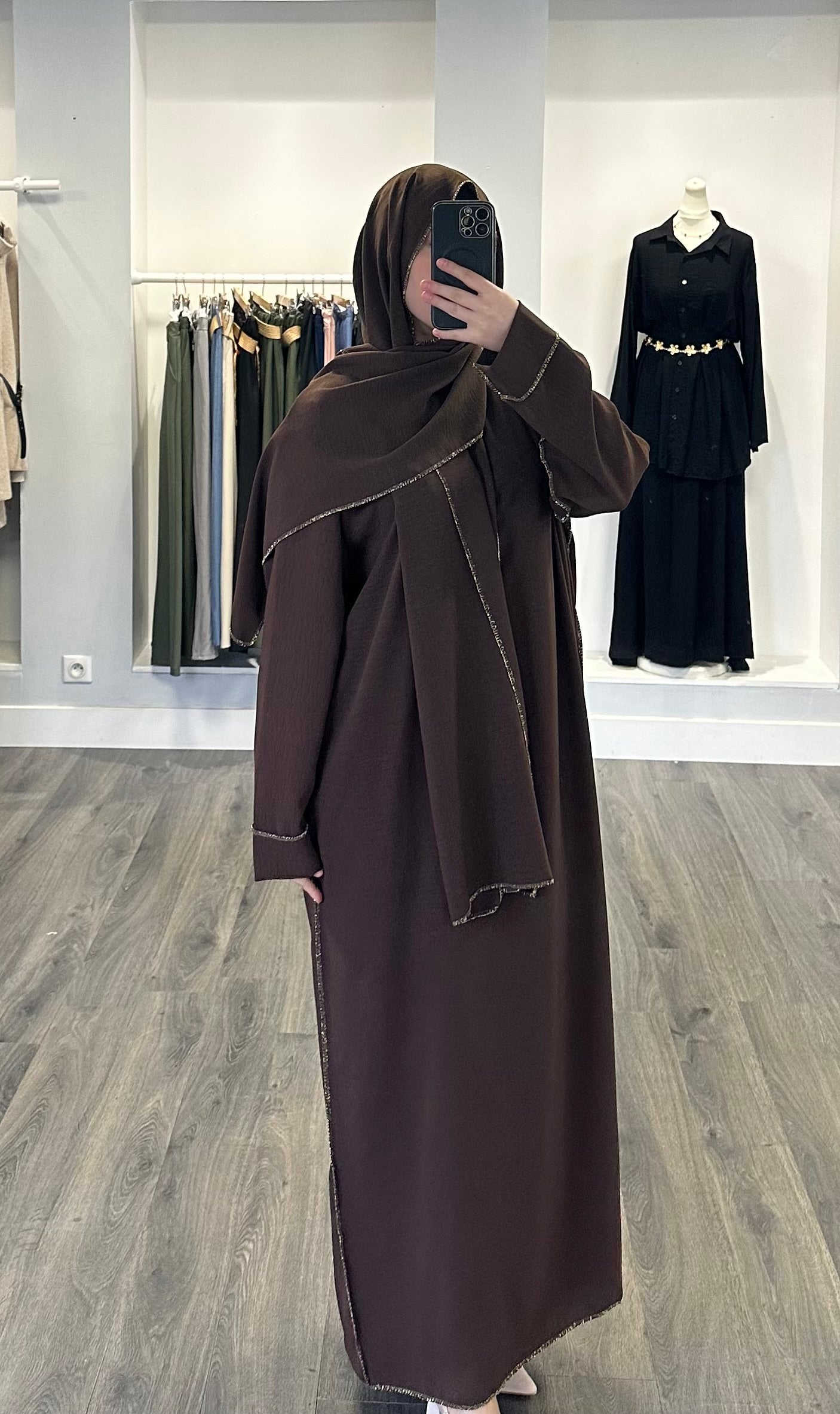 ✨Abaya voile intégré✨