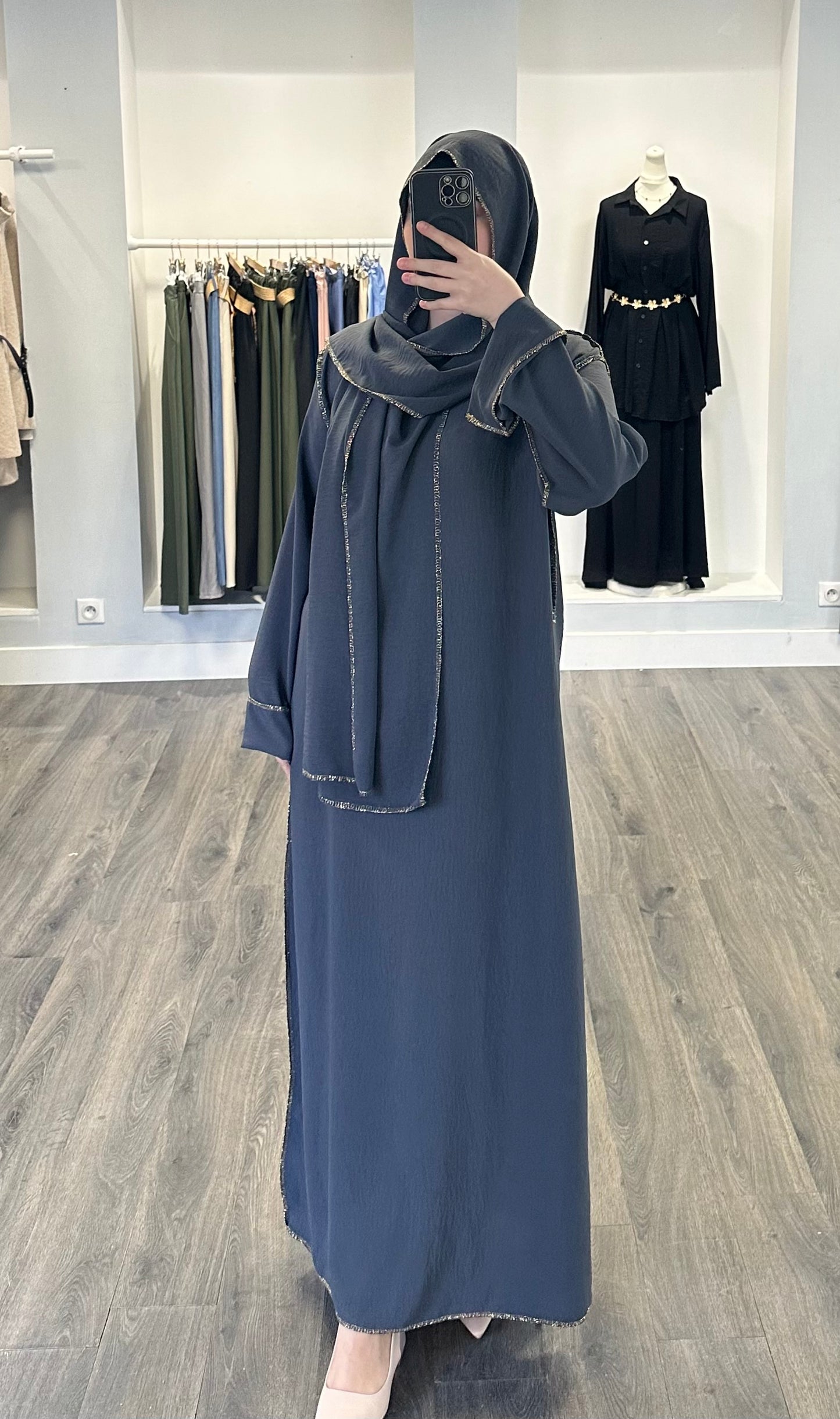 ✨Abaya voile intégré✨